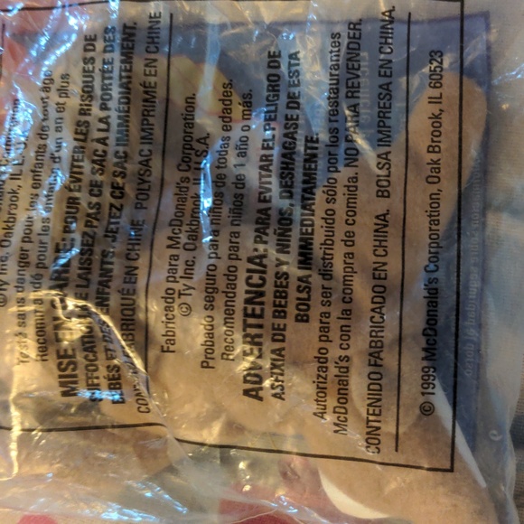 Vintage 1999 Mc Donalds Toy Spunky The Cocker Spaniel Toy Animal Sealed - Picture 5 of 6